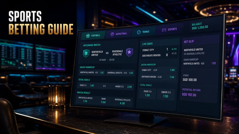 Crown88 sportsbook guide for Singapore players